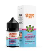 Orange County Sunset Sherbet 1500mg CBD E Liquid Juice 50ml Bottle