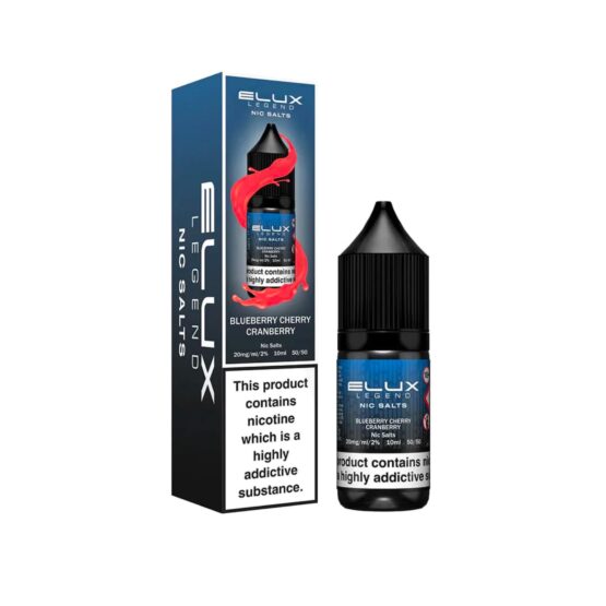 Elux Blueberry Cherry Cranberry Nic Salts E Liquid