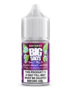 Big Salts Blackcurrant Menthol 20ml Short Fill Salts Bottles