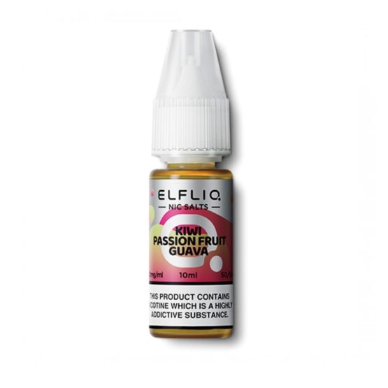 Elfliq Kiwi Passionfruit Guava 10ml Salt E Liquid