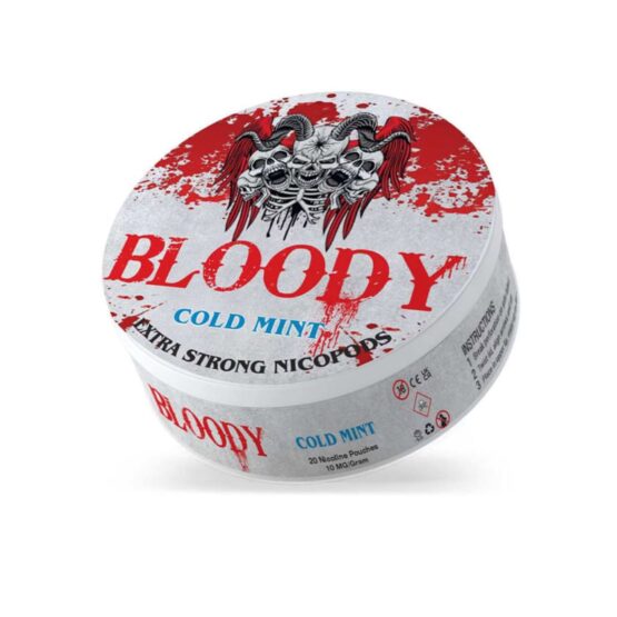 Bloody Extra Strong Nicopods Cold Mint Nicotine Pouches