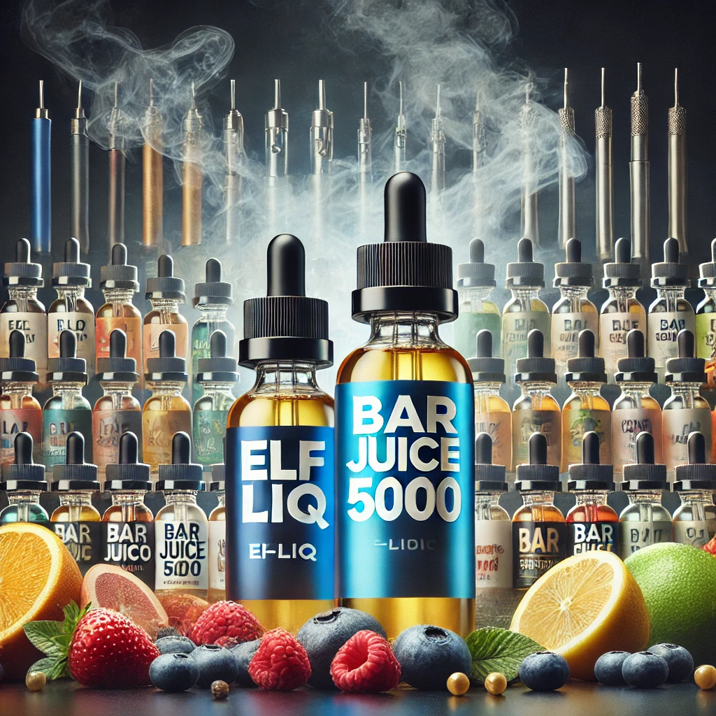 Comparing ELFLIQ and BAR JUICE 5000 to other e-liquid brands